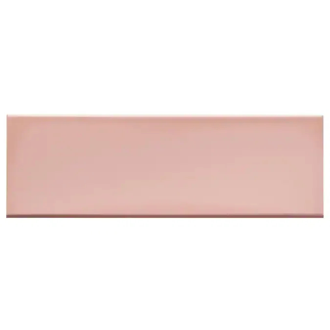Bond Tile Remington 3.93 in. x 11.81 in. Polished Porcelain Wall Bullnose Tile