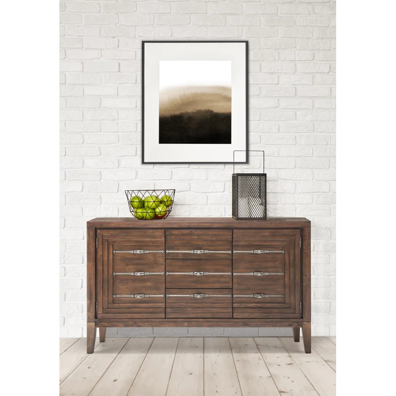 Michael Amini / Kathy Ireland Home Designs Carrollton 68'' Solid Wood Sideboard