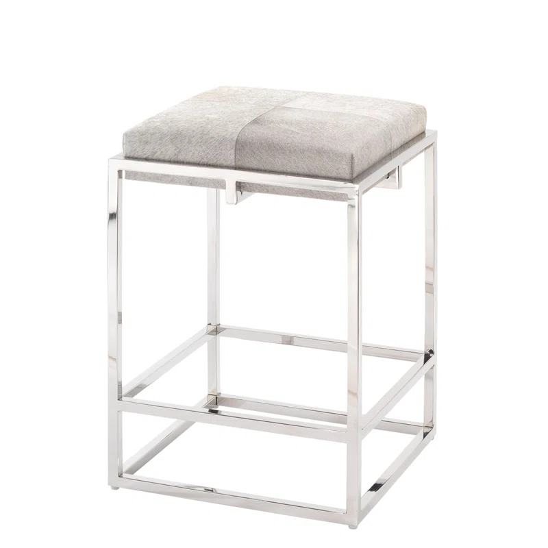 Shelby Upholstered Counter Stool with Metal Frame