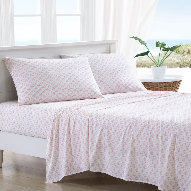 Tommy Bahama Home Tommy Bahama Printed Washed Cotton Sheet Set
