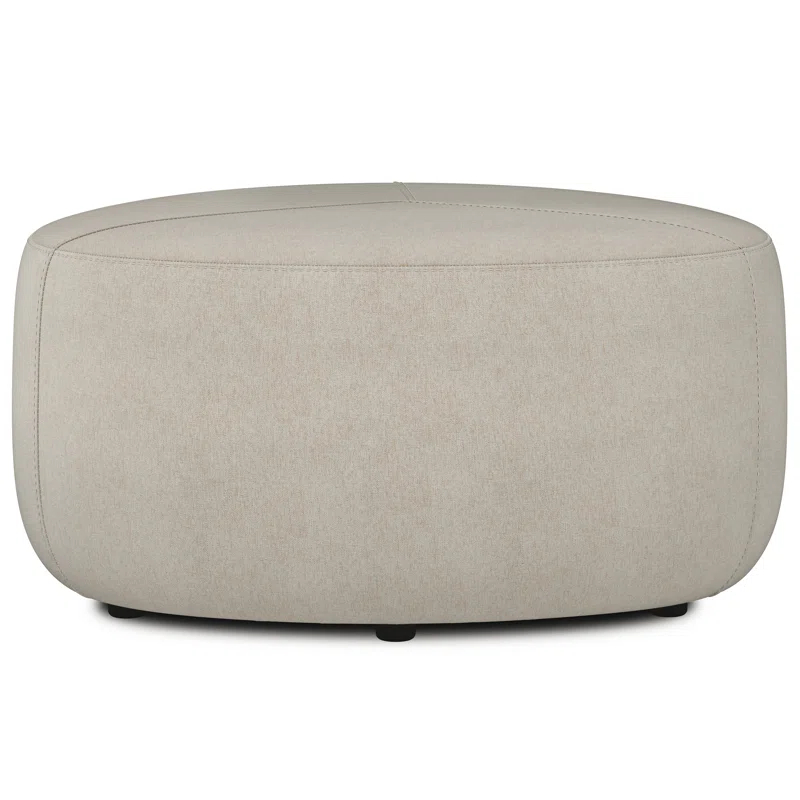 Simpli Home Moore Upholstered Ottoman