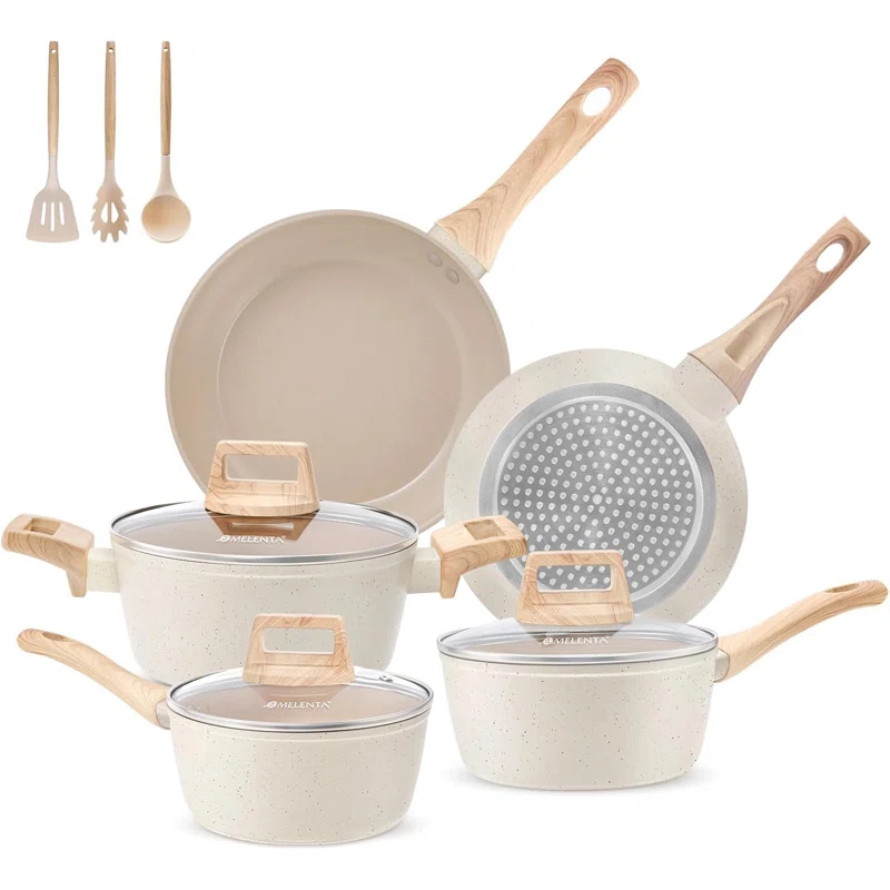 Kazoo 11 - Piece Aluminum Cookware Set
