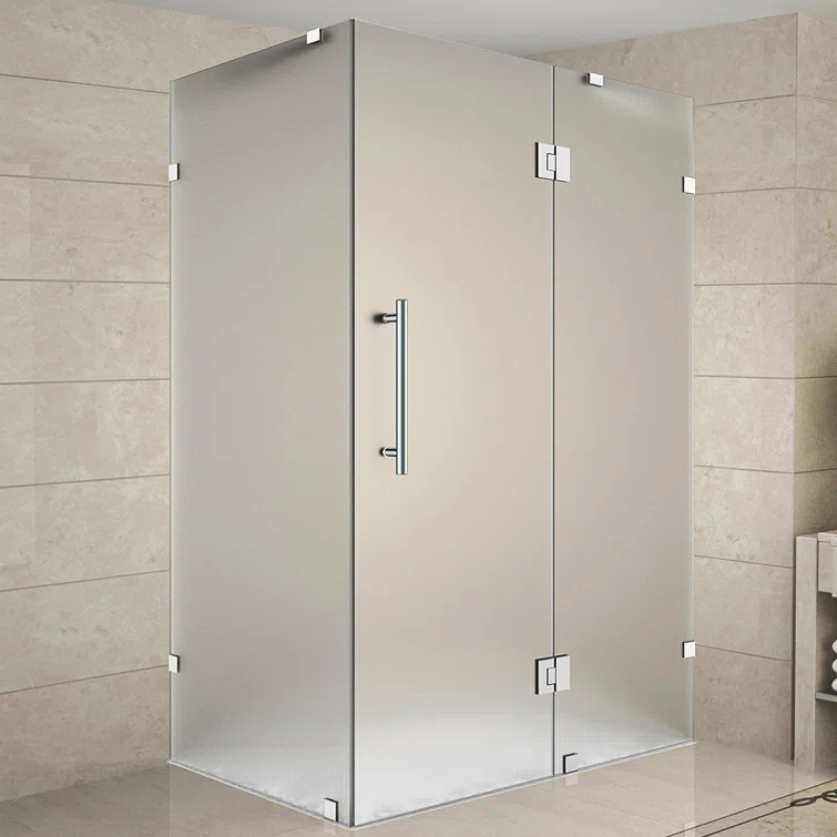 Aston Avalux 32" x 72" Rectangle Hinged Shower Enclosure SEN987F-CH-3236-10