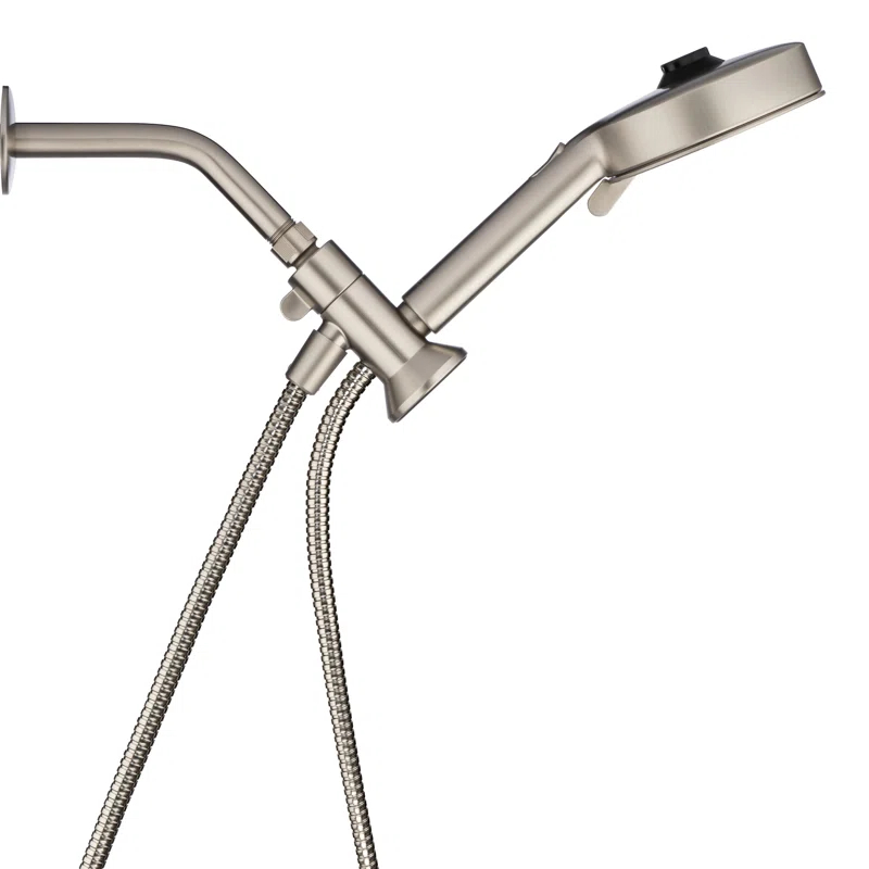 Brondell NE80-HSHNBB-BN Nebia Yuba 5-Setting Handshower with HaloNetic Docking System 1.5 gpm