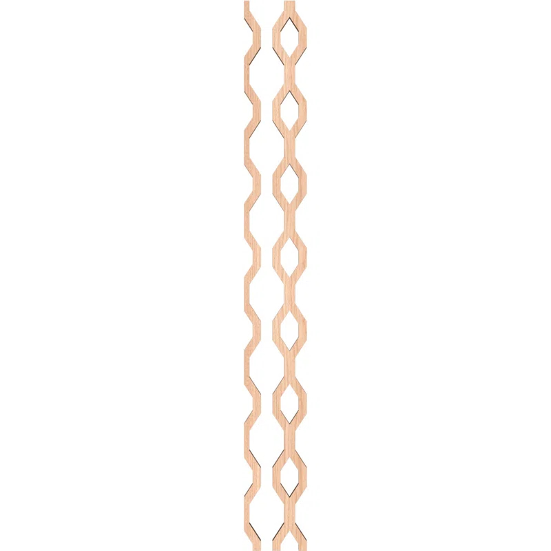 Wabash Adjustable Wood Decorative Slat Wall Panel Kit