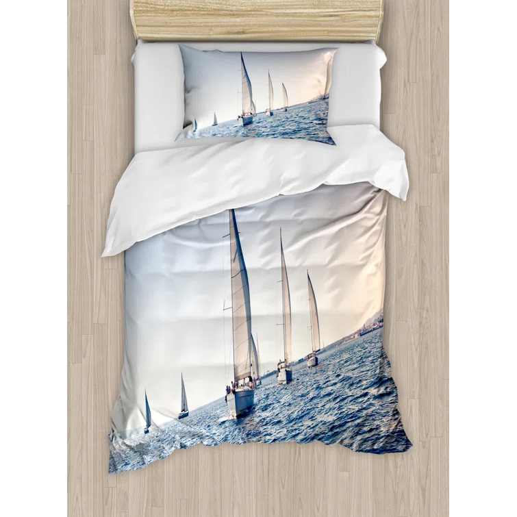 Ambesonne Coastal Duvet Cover Set