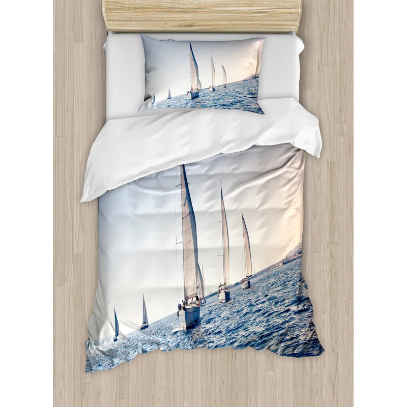 Ambesonne Coastal Duvet Cover Set
