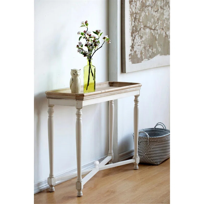 August Grove® Versatile Wooden Console Table for Stylish Home Decor and Functional Use
