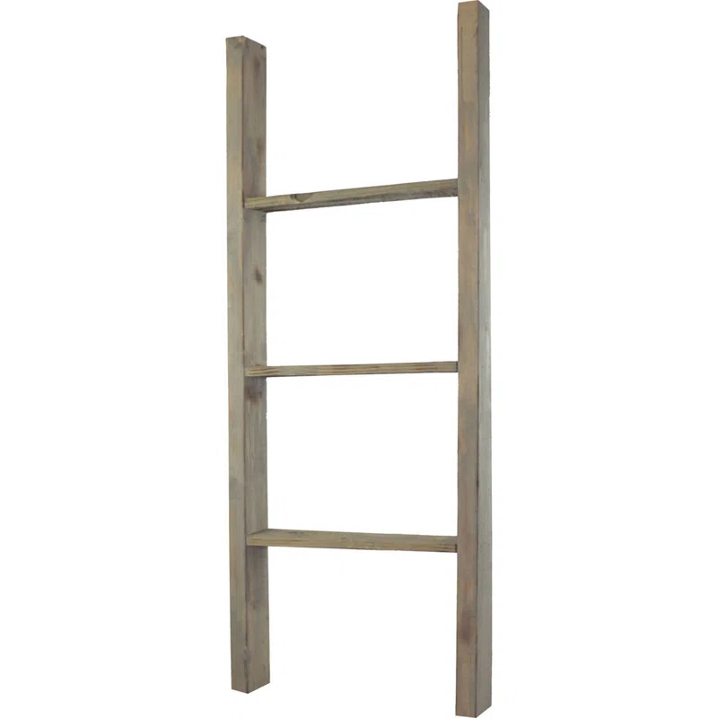 Ekena Millwork Vintage Farmhouse Rung Decorative Ladder