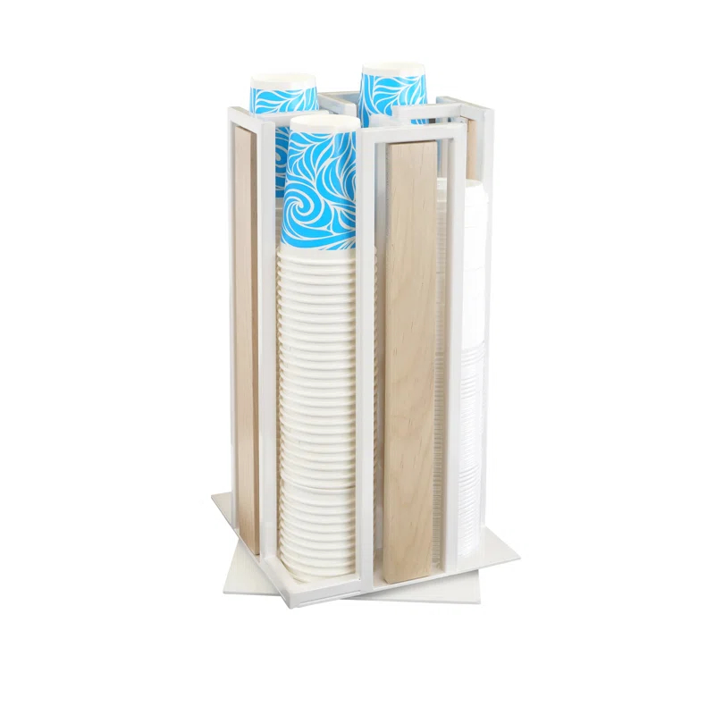 Cal-Mil Blonde Revolving Cup and Lid Organizer