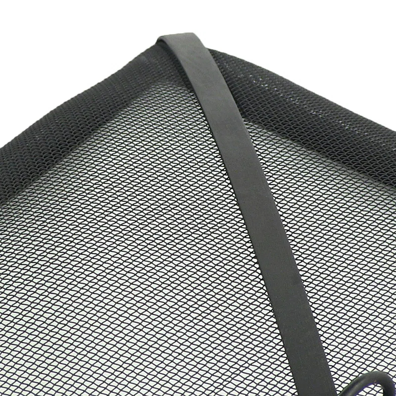 SunnyDaze Decor Square Steel Mesh Black Fire Pit Spark Screen Cover