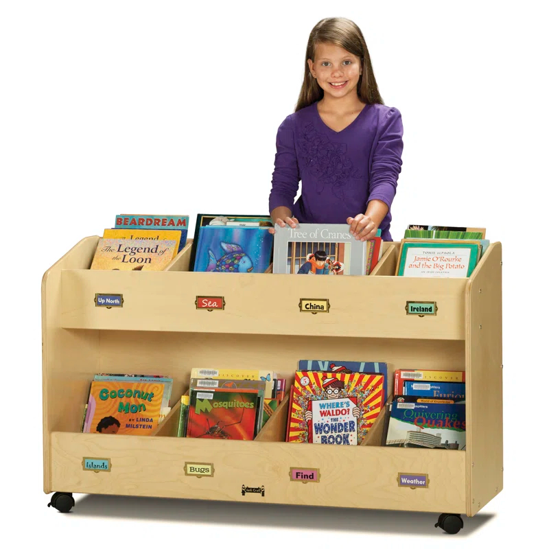 Jonti-Craft Jonti-Craft® Mobile 8-Section Book Organizer