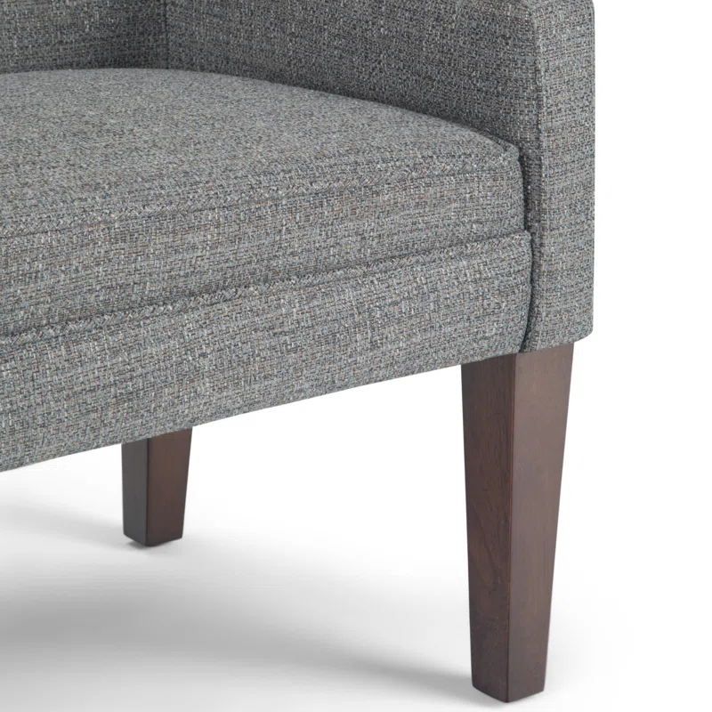 Simpli Home Parris Polyester Upholstered Bench