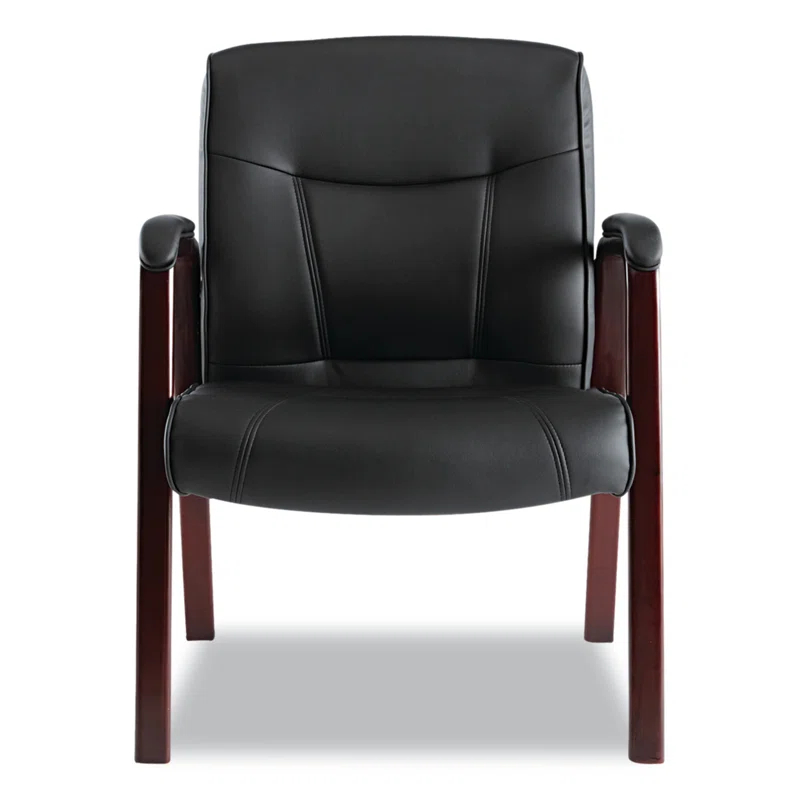 Alera® Waiting Room Chair with Wood Frame