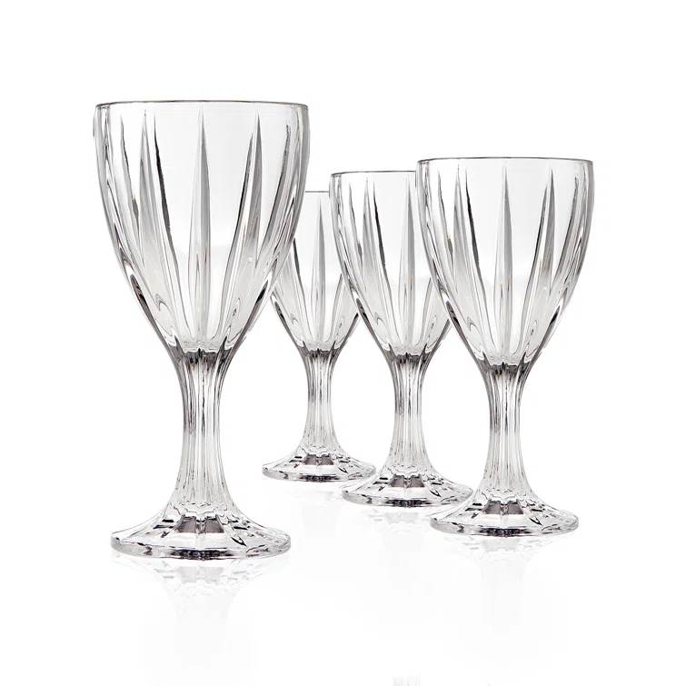 Godinger Silver Art Co Selena Goblet 10 oz (Set of 4)
