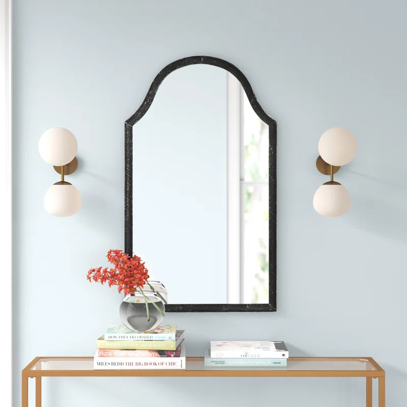 Willa Arlo™ Interiors Molden Metal Flat Wall Mirror