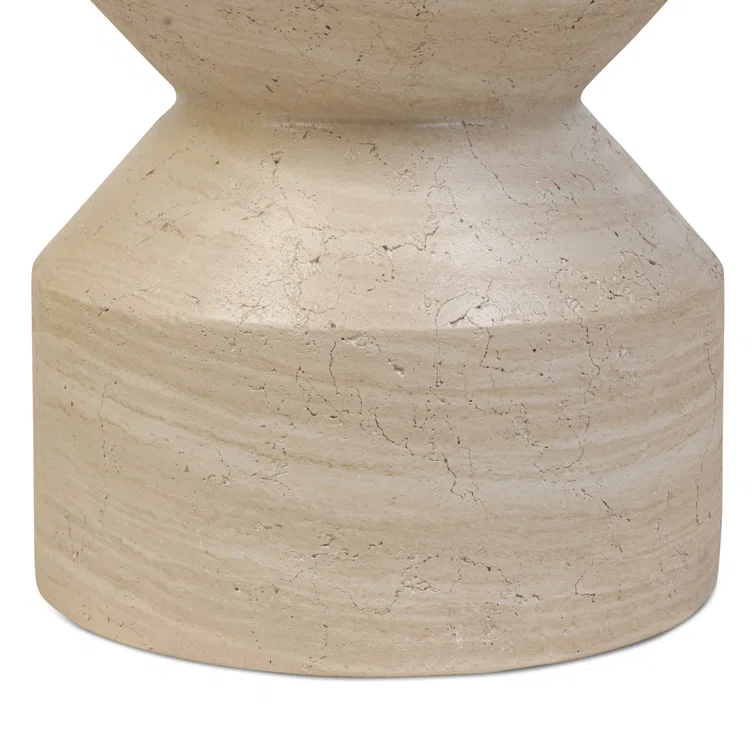 Roelf End Table-Sand Striae