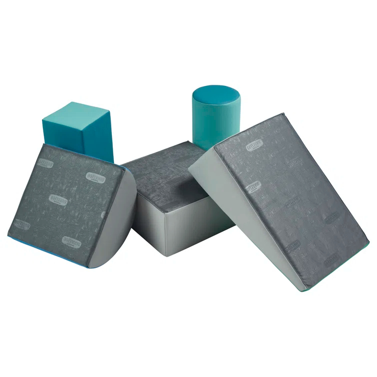 ECR4Kids SoftZone Climb and Crawl Playset, Building Blocks, 5-Piece & Reviews | Wayfair