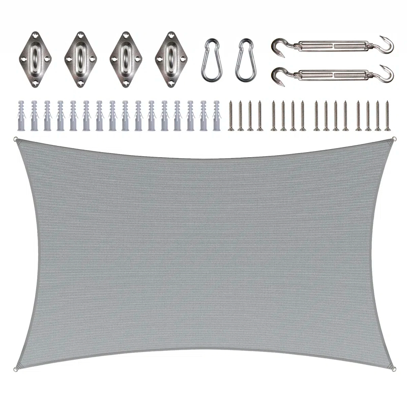 Royal Shade Royal Shade Rectangle Shade Sail With Hardware Kit