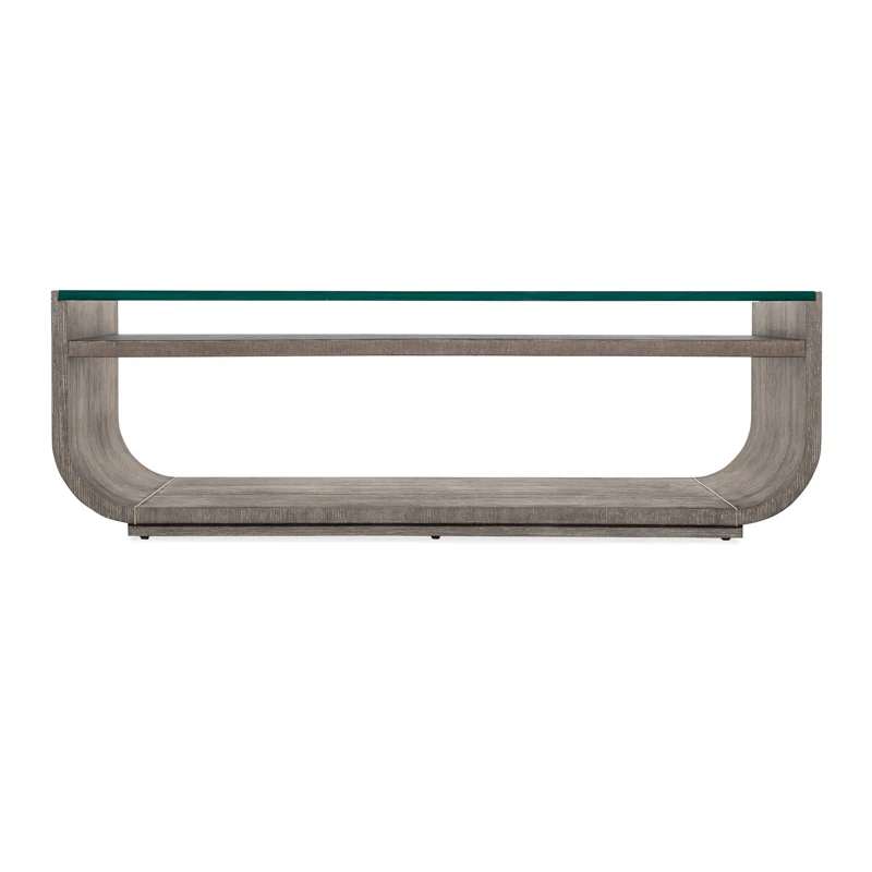 Hooker Furniture Modern Mood Glass Top Coffee Table