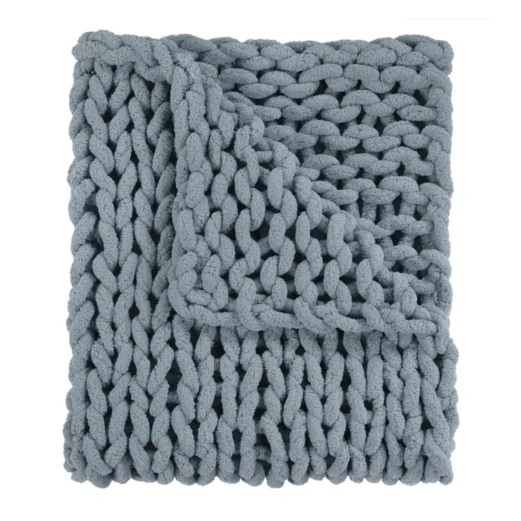 Donna Sharp Chenille Knitted Chenille Throw