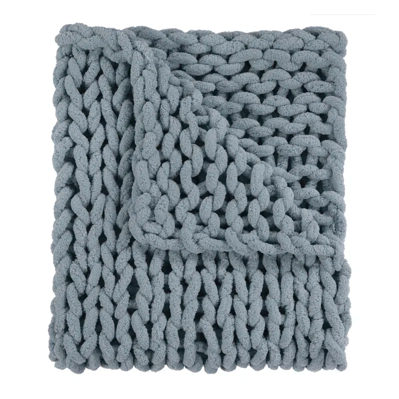 Donna Sharp Chenille Knitted Chenille Throw