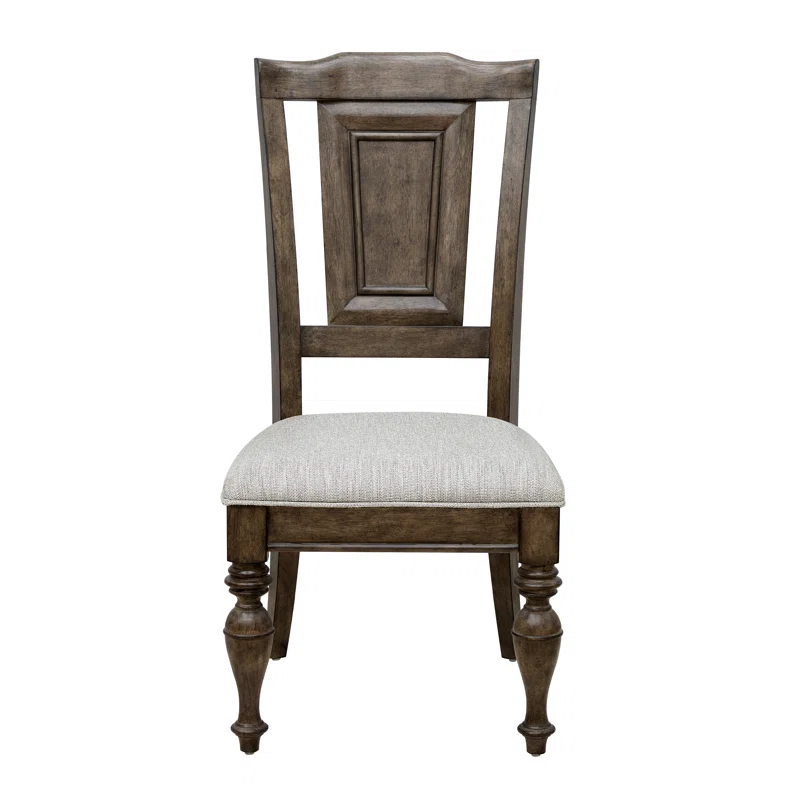 Pulaski Furniture Woodbury Wooden Side Chair in Cowboy Boots Brown (Set of 2)