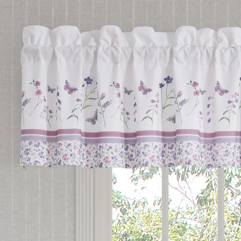 Nola Window Straight Valance Lilac