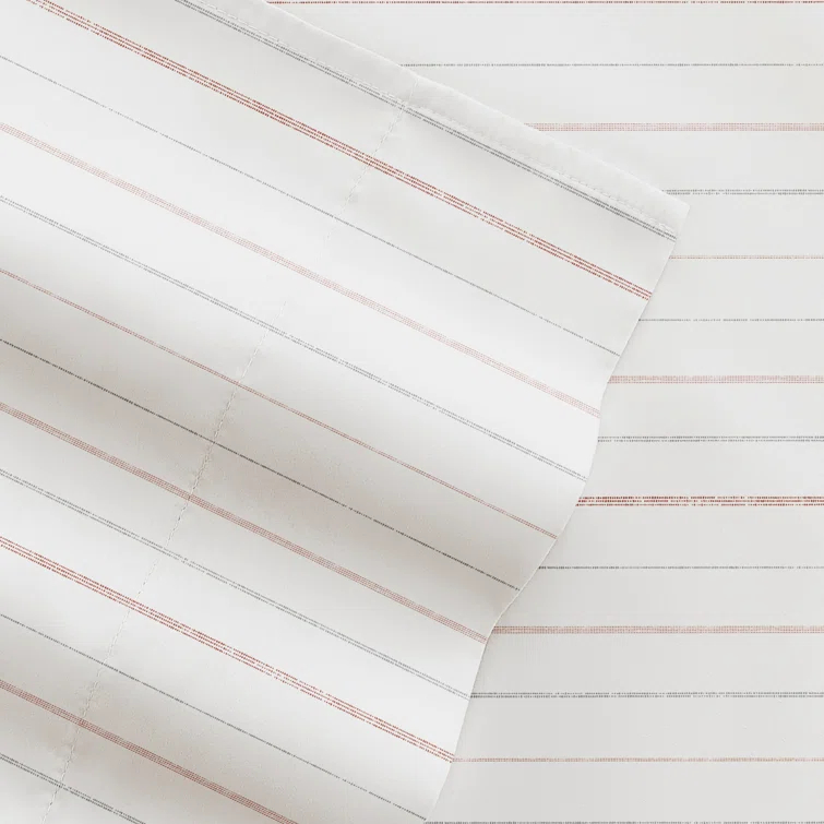 4 Piece Sheet Set Patterned Microfiber Ultra Soft Bedding