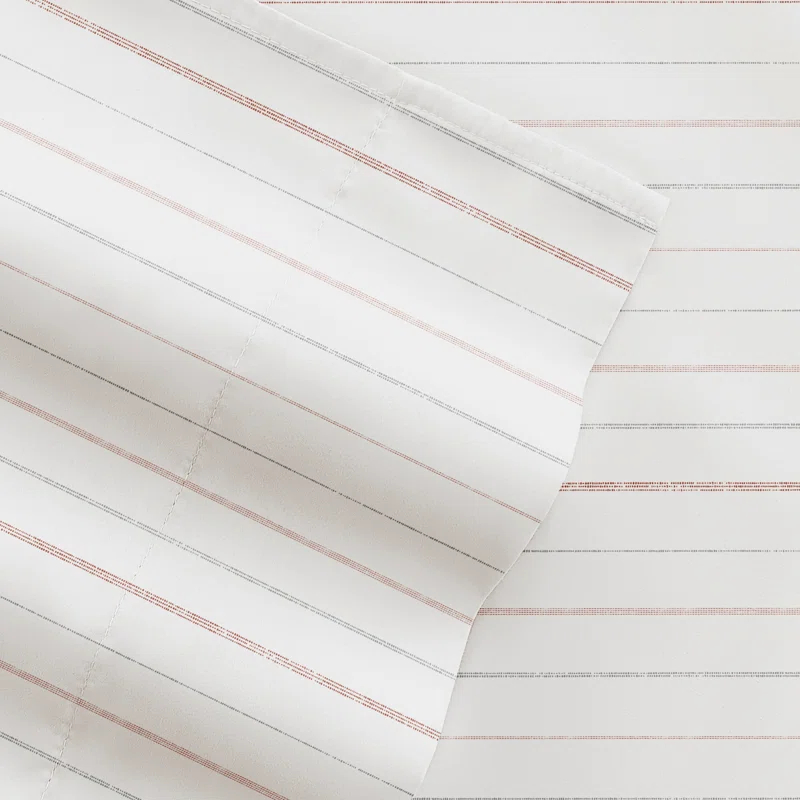 4 Piece Sheet Set Patterned Microfiber Ultra Soft Bedding