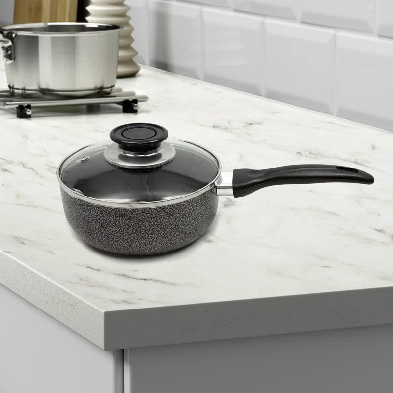 Brentwood Non-Stick Aluminum Saucepan