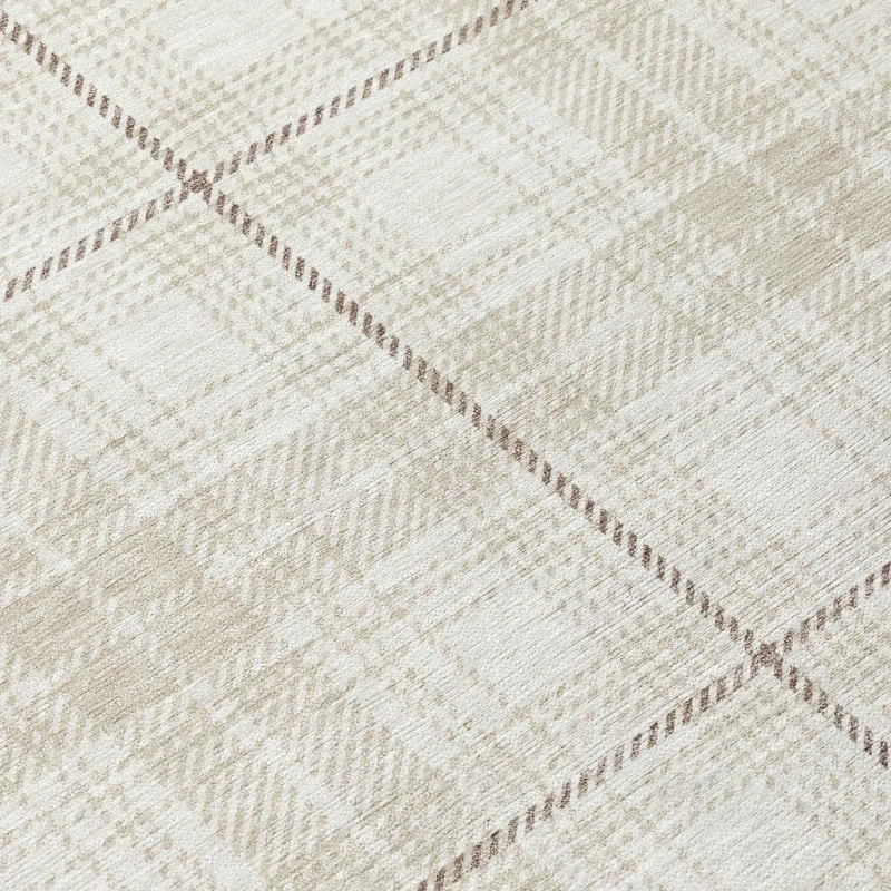 Machine Washable Indoor/Outdoor Chayden ACN993 Ivory 5' x 7'6" Rug
