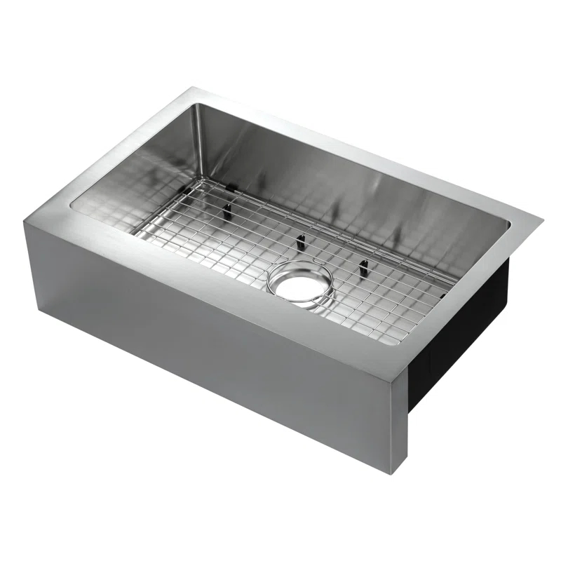 CMI 482-6767 Lapeer 31'' L Farmhouse / Apron Single Bowl Stainless Steel Kitchen Sink