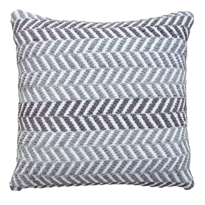 AANNY Chevron Cotton Throw Pillow