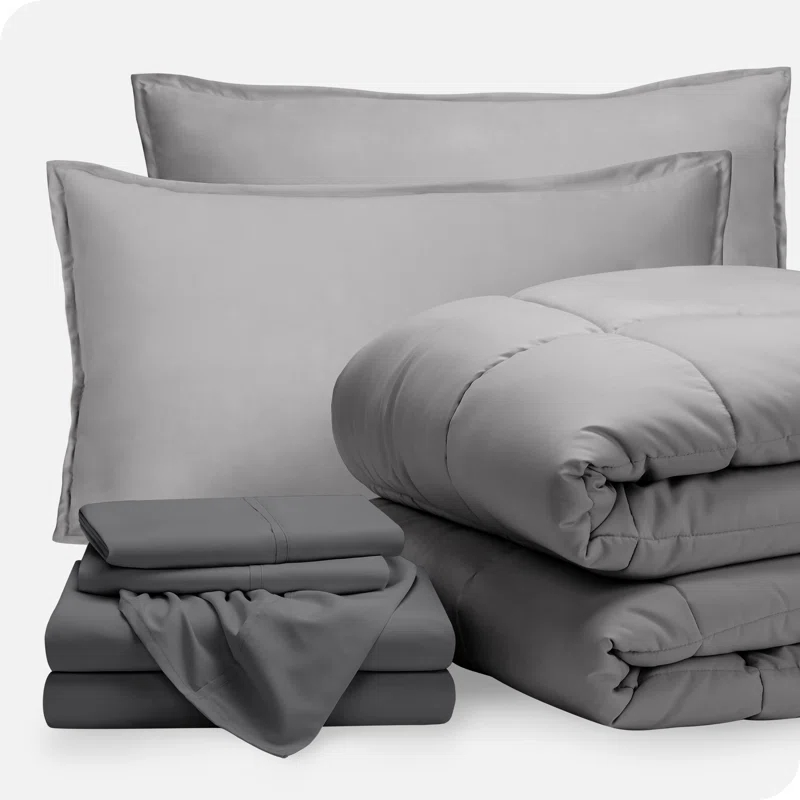 Bare Home 1800 Premium Microfiber Bed-In-A-Bag