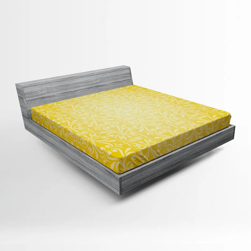 Ambesonne Microfiber Fitted Sheet