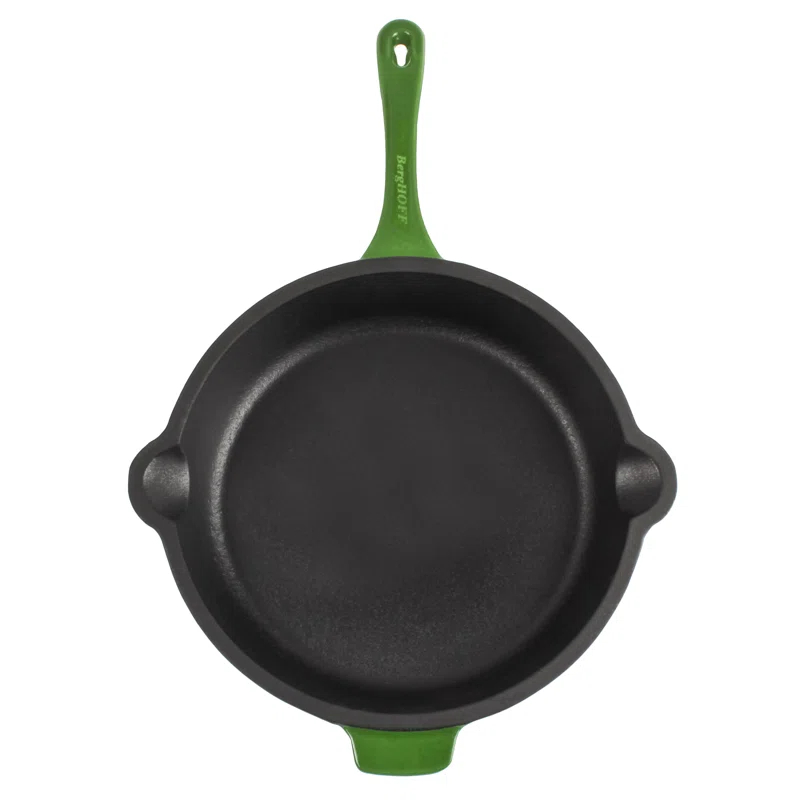 BergHOFF BergHOFF Neo 5Pc Cast Iron Set: 5Qt and 8Qt Covered Dutch Ovens and 10" Fry Pan