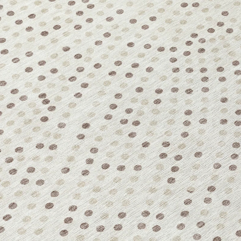 Machine Washable Indoor/Outdoor Chayden ACN1021 Ivory 8' x 8' Round Rug