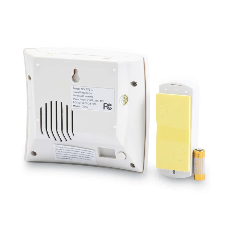 Tatco White Wireless Doorbell Kit