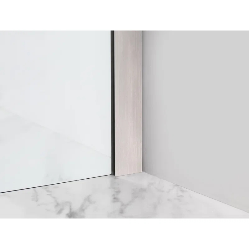 Aston SEN967EZ-SS-322632-10 Bromley 32.25" x 72" Rectangle Hinged Shower Enclosure