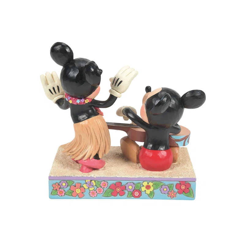 Jim Shore Disney Traditions Mickey and Minnie Hawaii Figurine