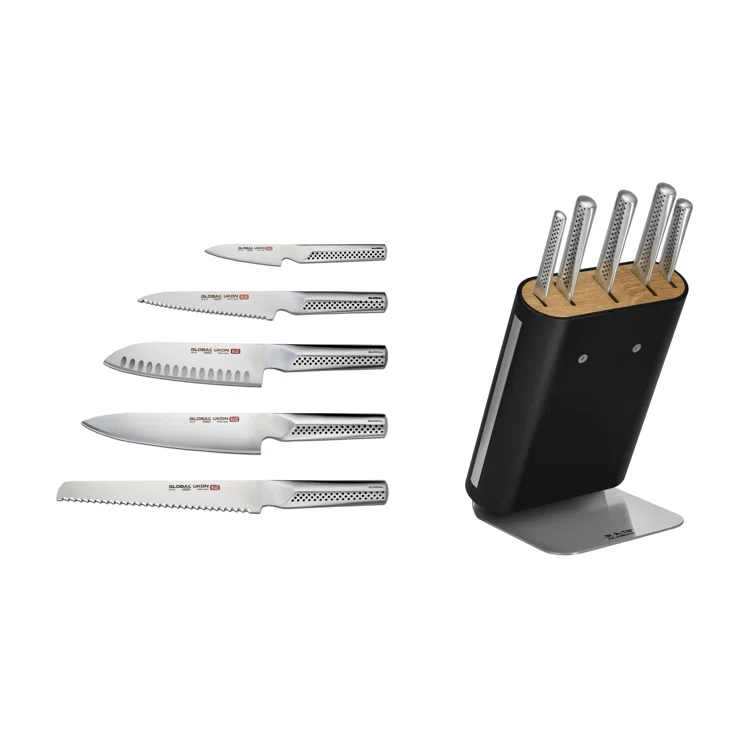 Global Knives Global Knives Ukon 6 Piece Knife Block Set