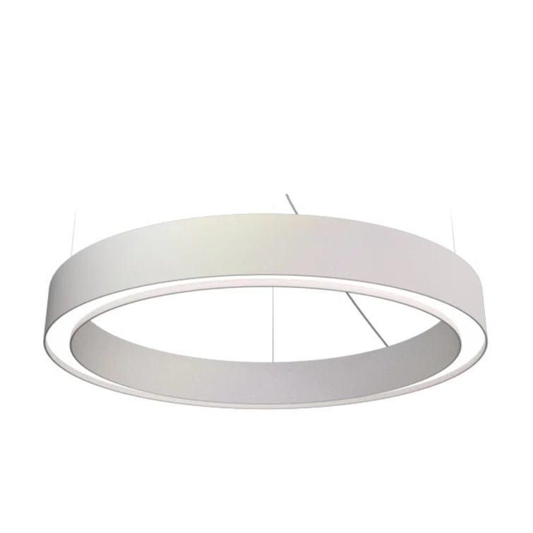 Accord Lighting Cilíndrico Wood Dimmable LED Drum Chandelier