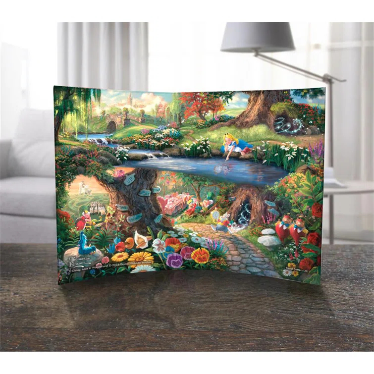 Trend Setters Disney Alice in Wonderland Curved Acrylic Print