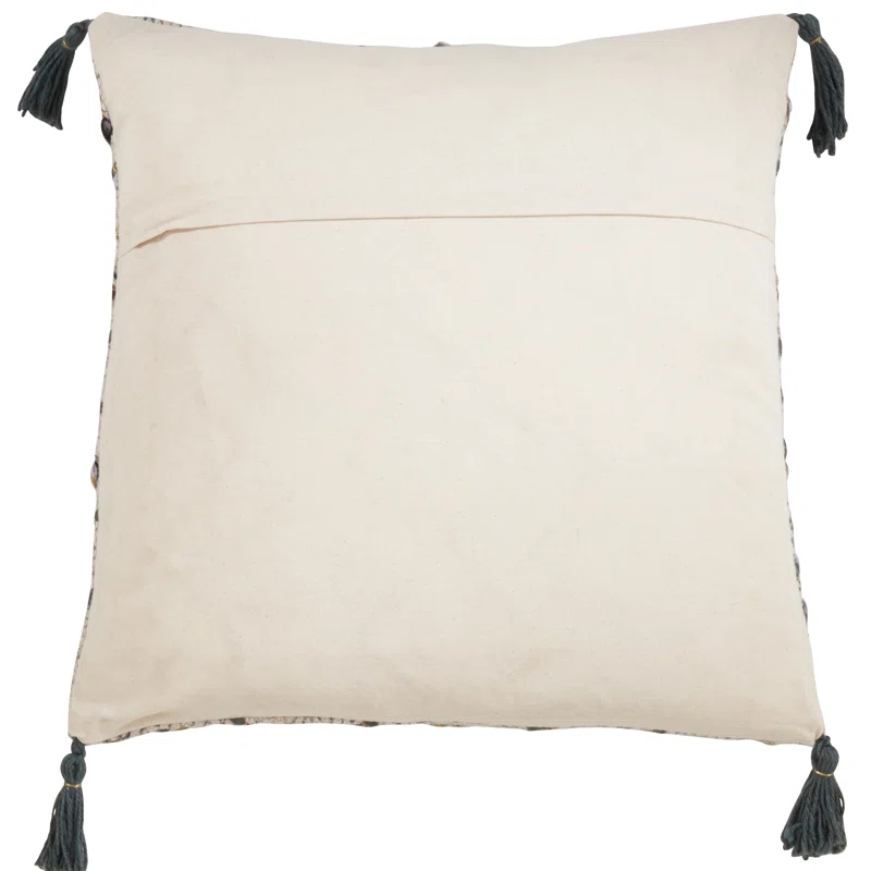 Saro Diamond Cotton Throw Pillow Cover & Insert | Wayfair