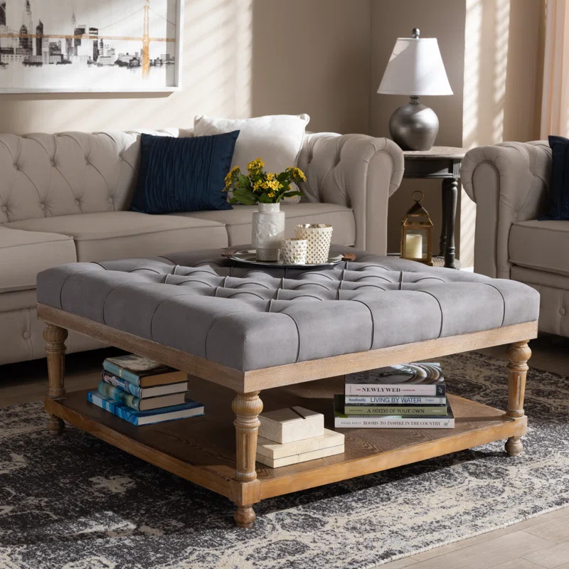 One Allium Way® Ora Upholstered Ottoman