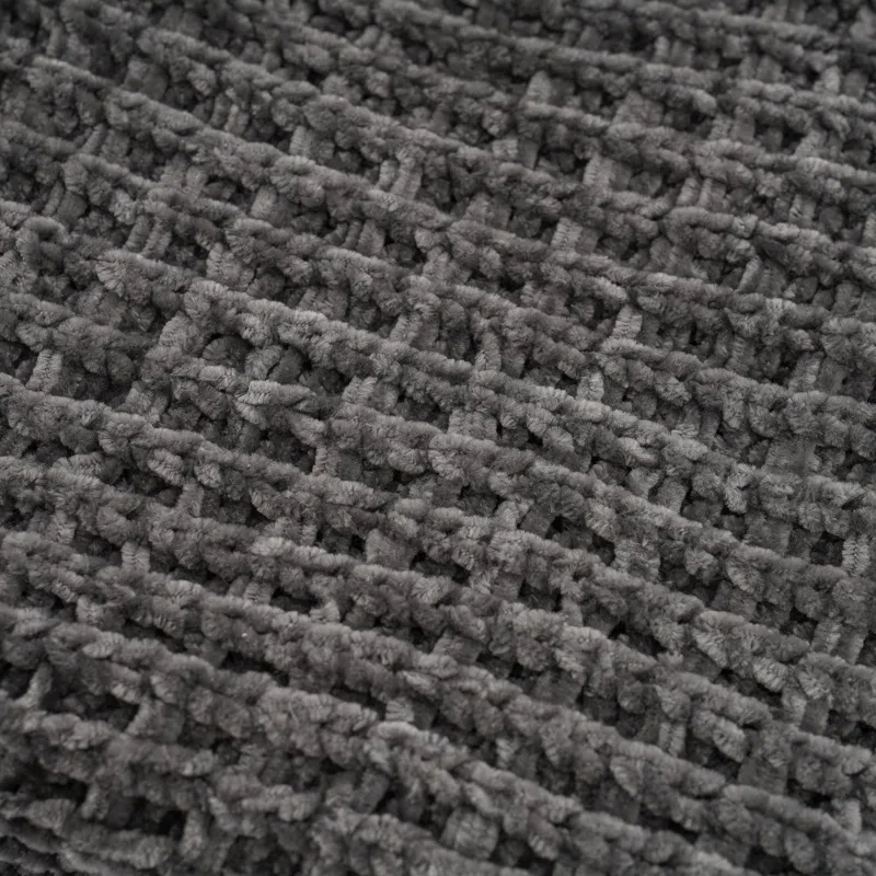 EverGrace Amor Waffle Knitted Throw Blanket