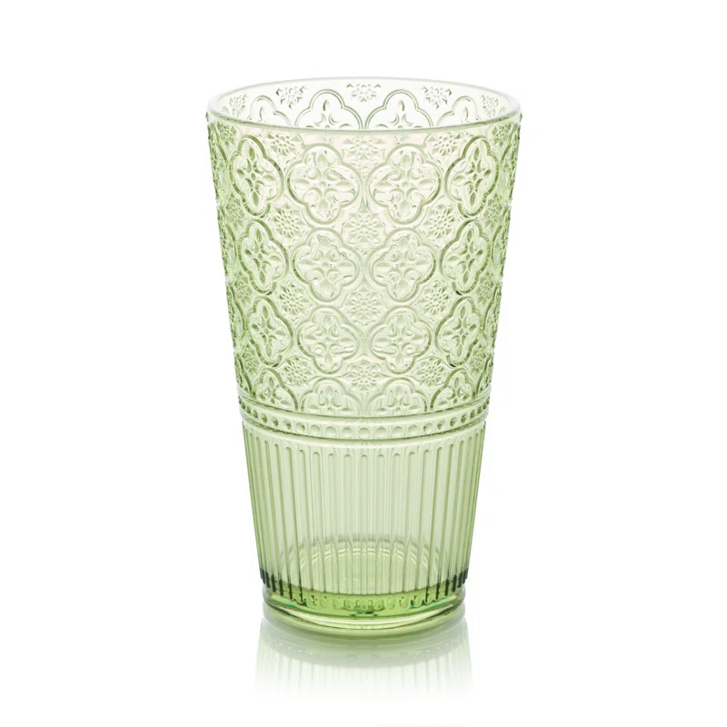 Certified International Victoria Set of 6 Acrylic Ice Tea Glass 22 oz