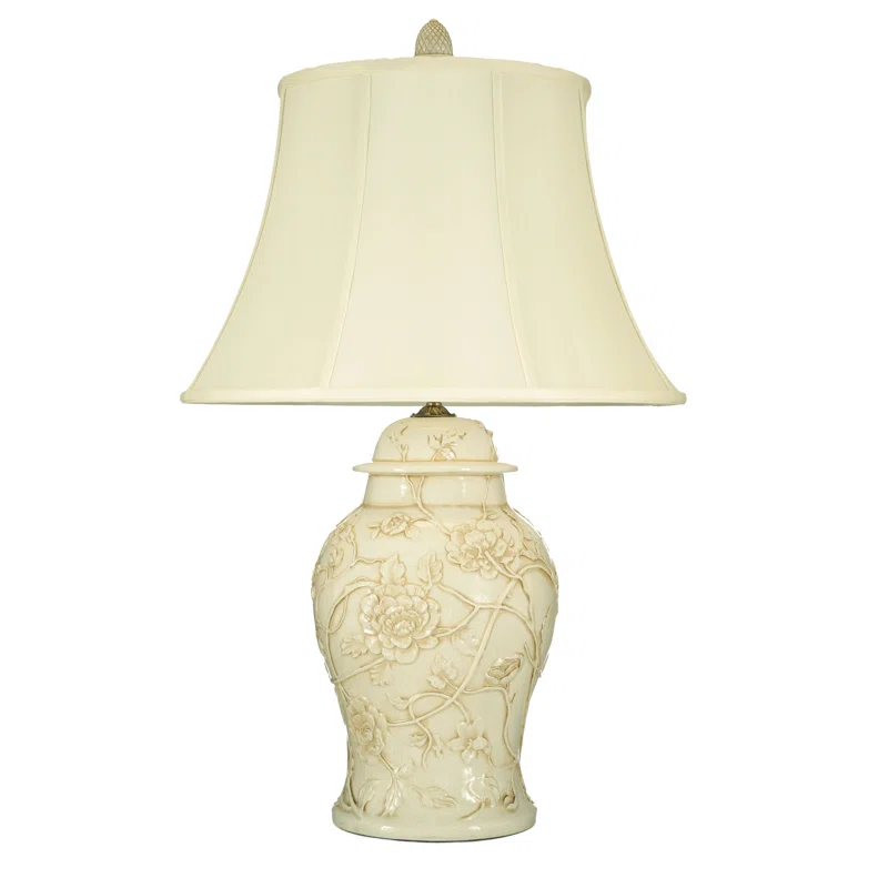 Bradburn Home Grandiflora Ceramic Table Lamp
