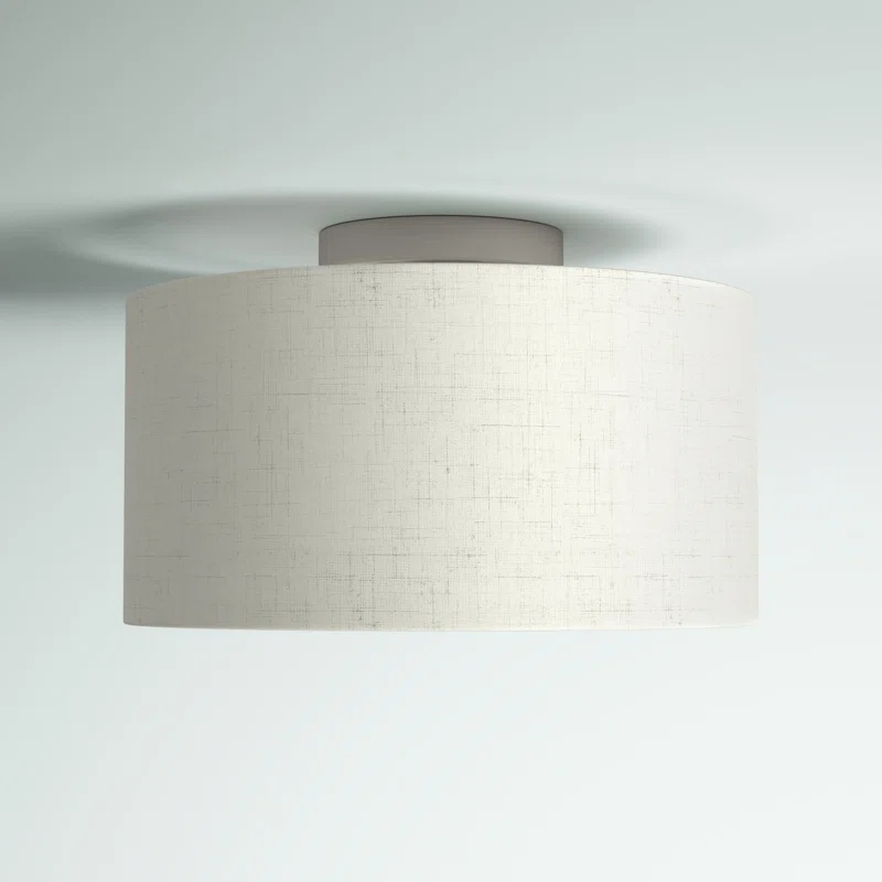 Zipcode Design™ Darian Fabric Semi Flush Mount